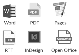 Accepted manuscript formats: PDF, Word, InDesign, HTML, and more