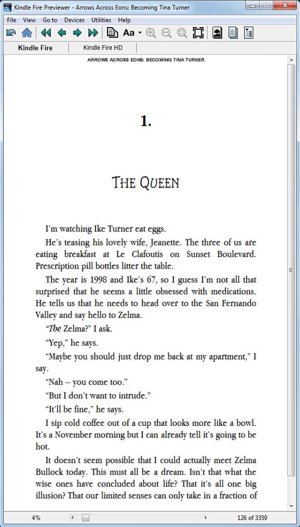 Fiction Books interior layout sample spread — Real Self Publishing portfolio (img1.jpg)
