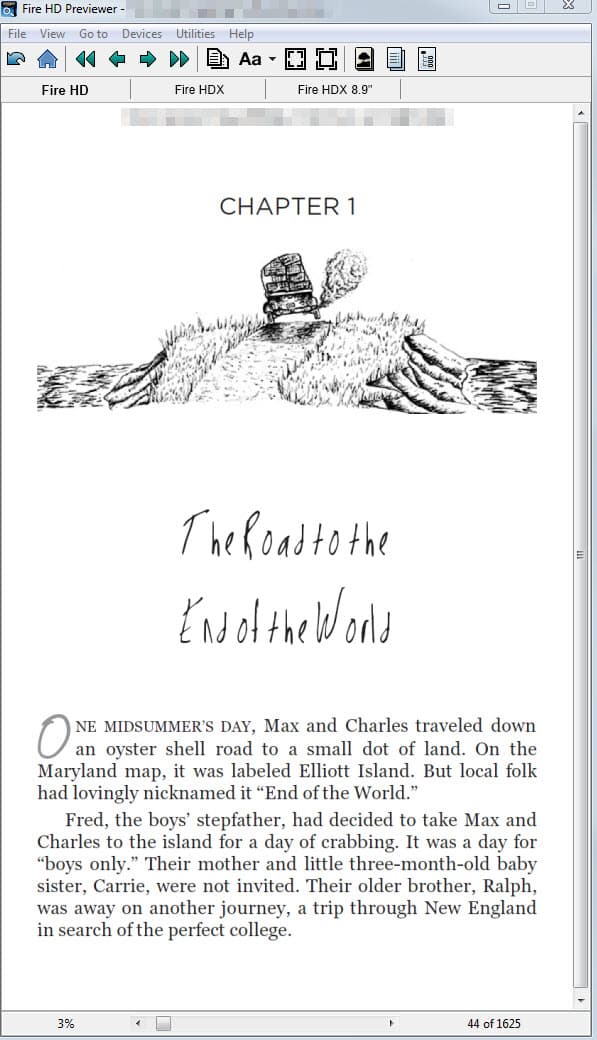 Fiction Books interior layout sample spread — Real Self Publishing portfolio (img12.jpg)