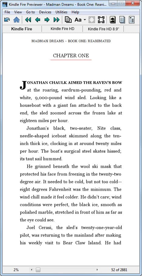 Fiction Books interior layout sample spread — Real Self Publishing portfolio (img8.jpg)